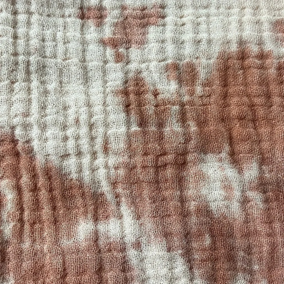 Pure Jill Blouse Women XS Boxy Tie-Dyed Tunic Gauze Slub Knit Lagenlook Boho - Picture 11 of 11